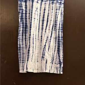 GAP Blue and White Tie Dye Teen Casual Dress